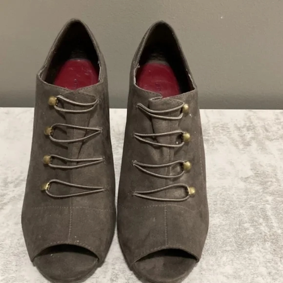 ANN Marino Open Toe Ankle Boots - Picture 1 of 4